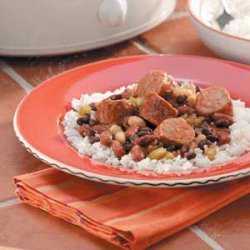 Three Beans and Sausage recipe