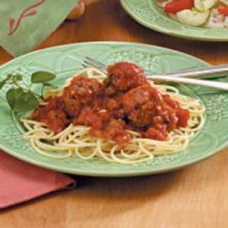 Spaghetti Sauce with Meatballs recipe