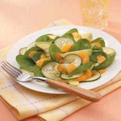 Avocado-Orange Spinach Toss recipe