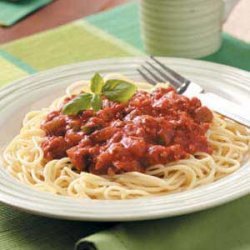 Tangy Meat Sauce recipe