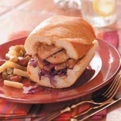 Pork Cabbage Sandwiches recipe
