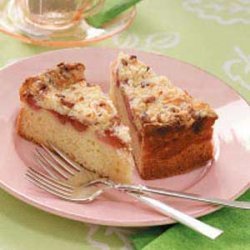 Rhubarb-Ribbon Brunch Cake recipe