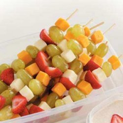 Fruit and Cheese Kabobs recipe