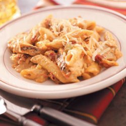 Penne Chicken with Sun-Dried Tomatoes recipe