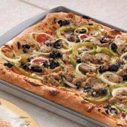 Olive Veggie Pizza recipe