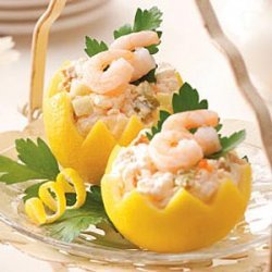 Shrimp Salad Lemon Baskets recipe
