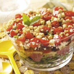 Antipasto Salad with Basil Dressing recipe