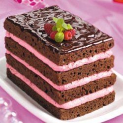 Raspberry-Cream Chocolate Torte recipe