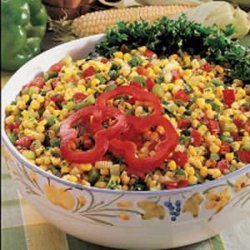 Quick Colorful Corn Salad recipe