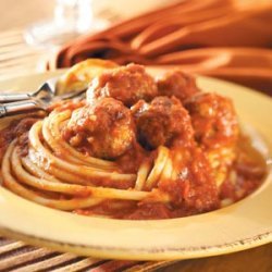 Spicy Meatballs with Sauce recipe