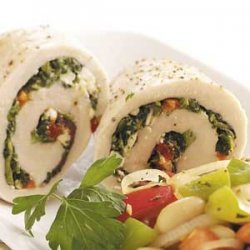 Spinach-Feta Chicken Rolls recipe