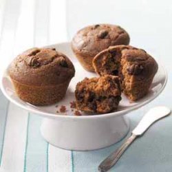 Chocolate Chocolate Chip Muffins recipe
