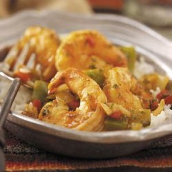 Spicy Shrimp with Rice recipe