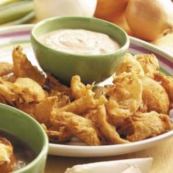 Deep-Fried Onions with Dipping Sauce recipe