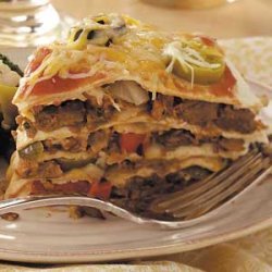 Vegetarian Tortilla Stack recipe