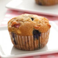 Red, White and Blue Muffins recipe