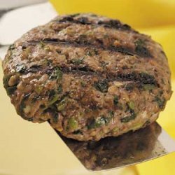 Spinach-Mushroom Beef Patties recipe