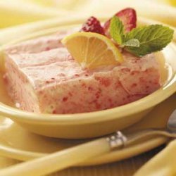 Frosty Lemon-Strawberry Dessert recipe