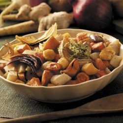 Maple-Gingerroot Vegetables recipe