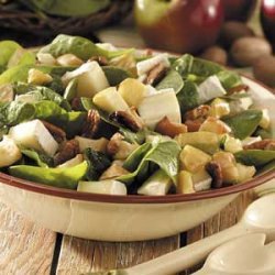 Apple-Brie Spinach Salad recipe