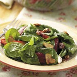 Berry-Spinach Salad with Almonds recipe