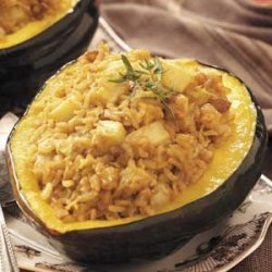 Rice-Stuffed Acorn Squash recipe