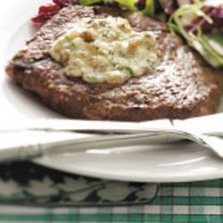 Sirloin with Blue Cheese Butter recipe