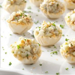 Apple-Nut Blue Cheese Tartlets recipe