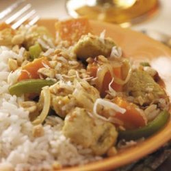 Curry Chicken Tenderloin with Sweet Potatoes recipe