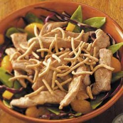 Crunchy Asian Pork Tenderloin Salad recipe