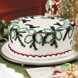 Festive Holly Cake recipe