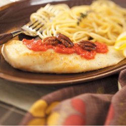 Orange Roughy with a Red Pepper Sauce recipe