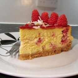 White Chocolate and Raspberry Cheesecake recipe