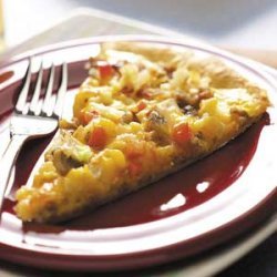 Sausage and Egg Pizza recipe