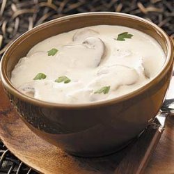 Hearty Cream of Mushroom Soup recipe