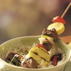 Sizzling Beef Kabobs recipe