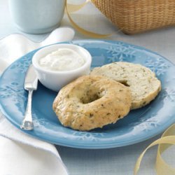 Herbed Onion Bagels recipe