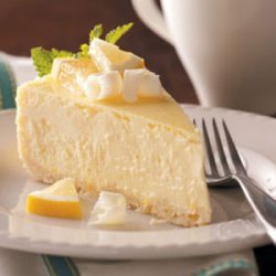 Lemony White Chocolate Cheesecake recipe