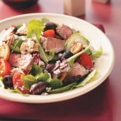 Greek Islands Steak Salad recipe