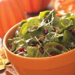 Pumpkin Seed Spinach Salad recipe