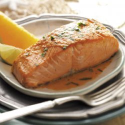 Salmon with Orange Vinaigrette recipe