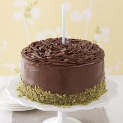 Banana Cake with Chocolate Frosting recipe