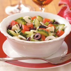 Tomato-Cucumber Mozzarella Salad recipe