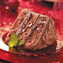 Triple-Layer Chocolate Cake recipe