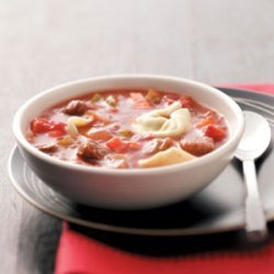 Beef and Tortellini Soup recipe
