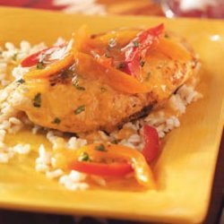 Citrus Chicken with Peppers recipe