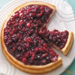 Festive Cranberry-Topped Cheesecake recipe
