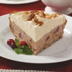 Frozen Cranberry Pie with Candied Almonds recipe