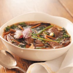 Asian Vegetable-Beef Soup recipe
