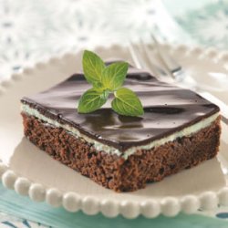 Makeover Mint Layer Brownies recipe